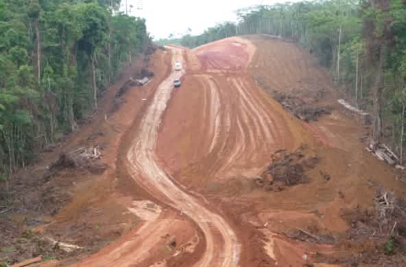 Deforestación de la selva amazónica de Brasil
